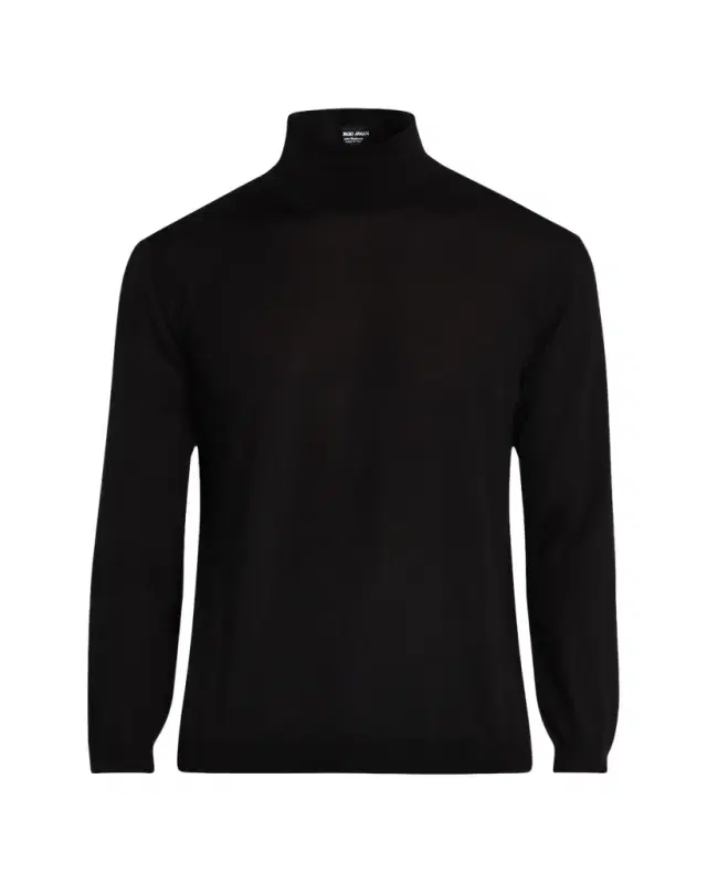 Giorgio Armani Men's Cashmere Plain Stitch Turtleneck