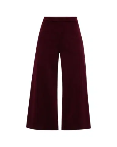 FRAME Cropped Velvet Pants | Thumbnail 1