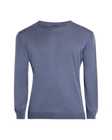 Giorgio Armani Men's Cotton and Silk Crewneck Sweater | Thumbnail 1 Giorgio Armani Men's Cotton and Silk Crewneck Sweater | Thumbnail 1