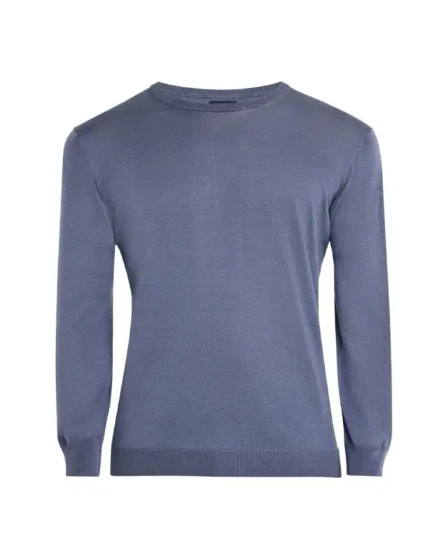 Giorgio Armani Men's Cotton and Silk Crewneck Sweater