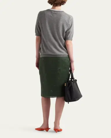 Prada Superfine Cashmere Knit Shirt | Thumbnail 3