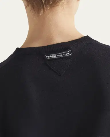 Prada Superfine Cashmere Knit Shirt | Thumbnail 7