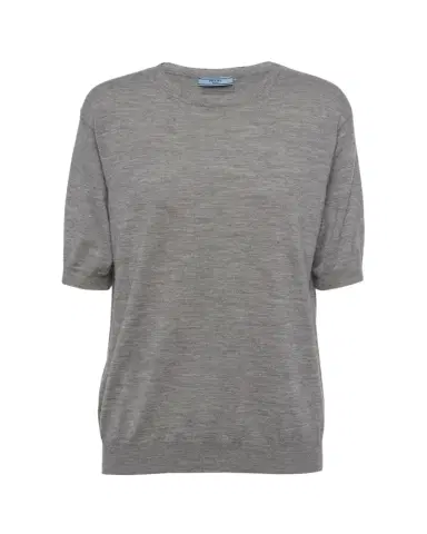 Prada Superfine Cashmere Knit Shirt | Thumbnail 1