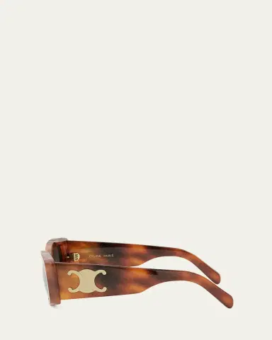 CELINE Maxi Triomphe Rectangle Sunglasses | Thumbnail 3 CELINE Maxi Triomphe Rectangle Sunglasses | Thumbnail 3