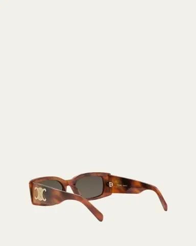 CELINE Maxi Triomphe Rectangle Sunglasses | Thumbnail 4 CELINE Maxi Triomphe Rectangle Sunglasses | Thumbnail 4