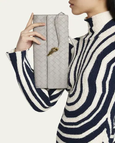 Bottega Veneta Long Andiamo Clutch Bag with Handle | Thumbnail 5