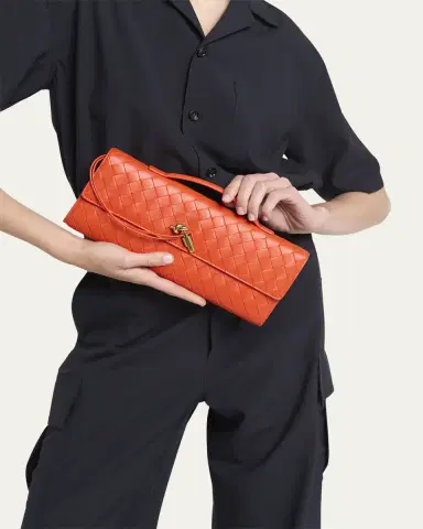 Bottega Veneta Long Andiamo Clutch Bag with Handle | Thumbnail 10