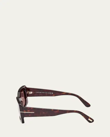 Tom Ford Brigitta Rectangle Acetate Sunglasses | Thumbnail 3