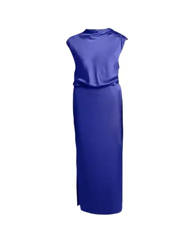 Giorgio Armani High-Neck Double Silk Satin Gown | Thumbnail 1 Giorgio Armani High-Neck Double Silk Satin Gown | Thumbnail 1