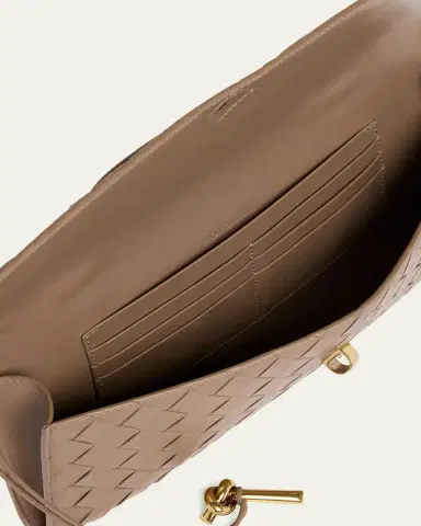 Bottega Veneta Long Andiamo Clutch Bag with Handle | Thumbnail 12