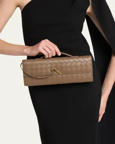 Bottega Veneta Long Andiamo Clutch Bag with Handle | Thumbnail 13