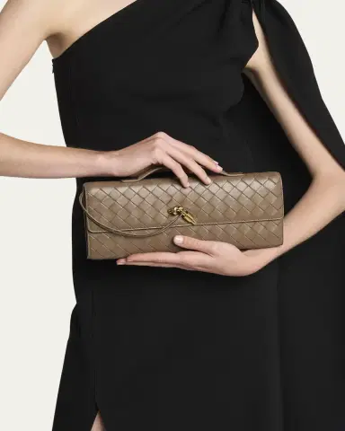 Bottega Veneta Long Andiamo Clutch Bag with Handle | Thumbnail 10