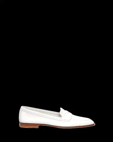 Santoni Marlene Leather Penny Loafers | Thumbnail 2