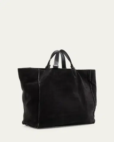 Giorgio Armani Men's Split Leather Tote Bag | Thumbnail 3 Giorgio Armani Men's Split Leather Tote Bag | Thumbnail 3