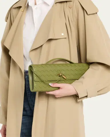 Bottega Veneta Long Andiamo Clutch Bag with Handle | Thumbnail 6