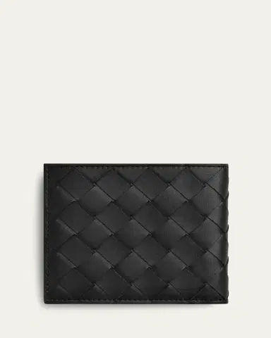 Bottega Veneta Men's Intrecciato 15 Bicolor Leather Bifold Wallet | Thumbnail 4 Bottega Veneta Men's Intrecciato 15 Bicolor Leather Bifold Wallet | Thumbnail 4