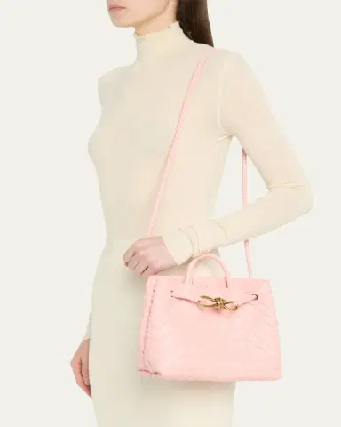 Bottega Veneta Andiamo Small Leather Top-Handle Bag | Thumbnail 14