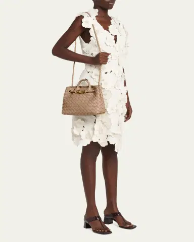 Bottega Veneta Andiamo Small Leather Top-Handle Bag | Thumbnail 9