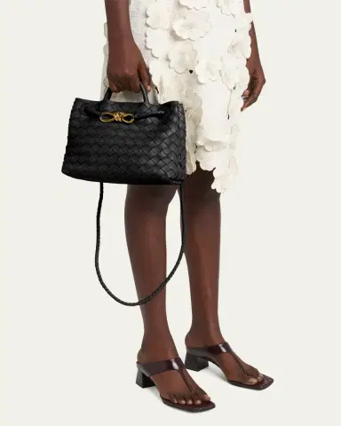 Bottega Veneta Andiamo Small Leather Top-Handle Bag | Thumbnail 6