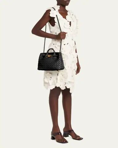 Bottega Veneta Andiamo Small Leather Top-Handle Bag | Thumbnail 9