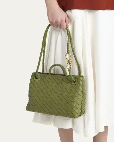 Bottega Veneta Andiamo Small Leather Top-Handle Bag | Thumbnail 10
