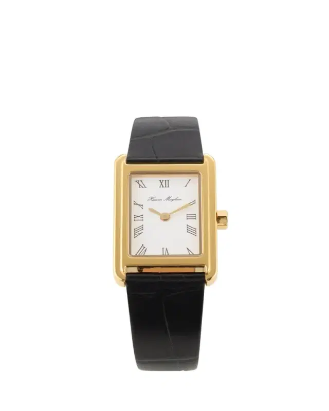 Heaven Mayhem Icon Watch with Leather Strap, Gold