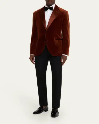Christian Louboutin Men's Dandydeco Red-Sole Patent Loafers | Thumbnail 3
