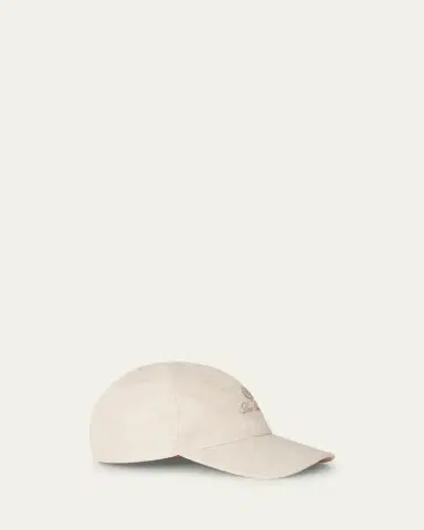 Loro Piana Men's Linen 6-Panel Baseball Hat | Thumbnail 8 Loro Piana Men's Linen 6-Panel Baseball Hat | Thumbnail 8