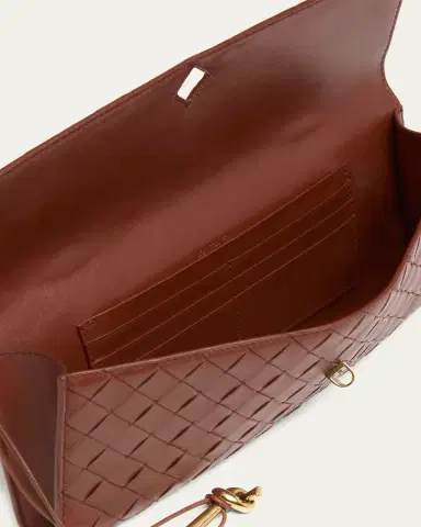 Bottega Veneta Long Andiamo Clutch Bag with Handle | Thumbnail 4