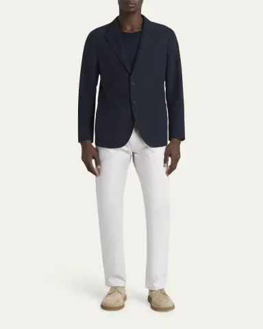 Giorgio Armani Men's Upton Linen Jacket | Thumbnail 2