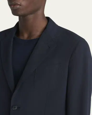 Giorgio Armani Men's Upton Linen Jacket | Thumbnail 5