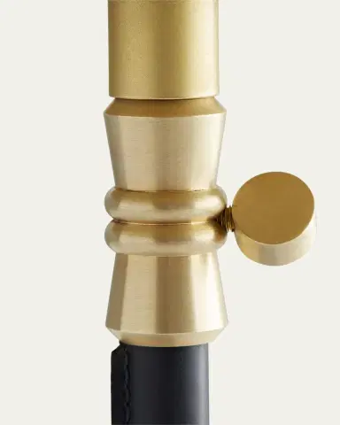 Arteriors Addison Adjustable Leather Drink Table | Thumbnail 3 Arteriors Addison Adjustable Leather Drink Table | Thumbnail 3