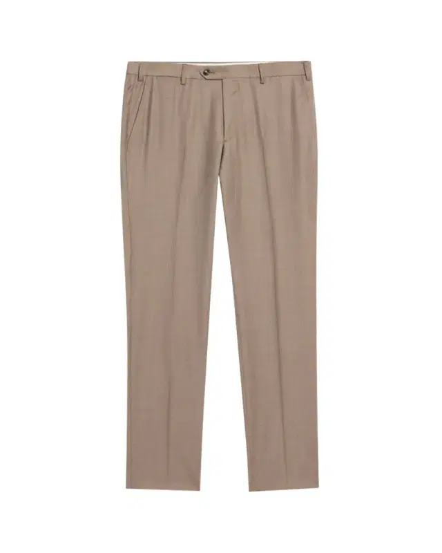 Giorgio Armani Men's Wool Sharkskin Flat Front Trousers