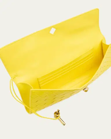 Bottega Veneta Long Andiamo Clutch Bag with Handle | Thumbnail 20