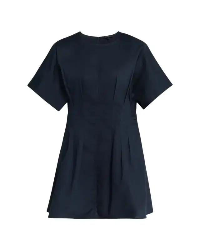 Maddie Short-Sleeve Poplin Dress