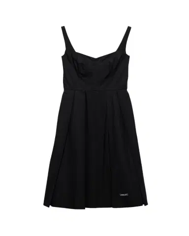 Prada Fit-and-Flare Sleeveless Dress | Thumbnail 1 Prada Fit-and-Flare Sleeveless Dress | Thumbnail 1