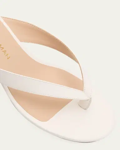Stuart Weitzman Rio Leather Kitten-Heel Thong Sandals | Thumbnail 9 Stuart Weitzman Rio Leather Kitten-Heel Thong Sandals | Thumbnail 9