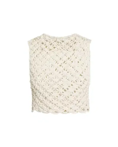 Alaïa Macrame Sleeveless Crop Top | Thumbnail 1