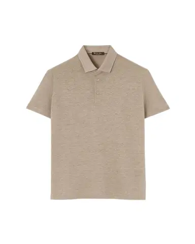 Loro Piana Men's Linen Jersey Dublon Polo Shirt | Thumbnail 1