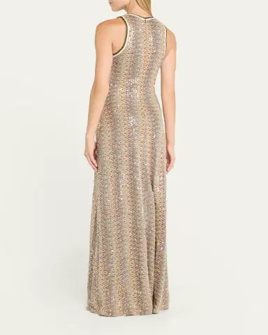 Ramy Brook Lilia Sequined Chevron Maxi Dress | Thumbnail 3 Ramy Brook Lilia Sequined Chevron Maxi Dress | Thumbnail 3