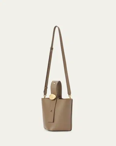 Loewe Pebble Mini Bucket Bag in Grain Leather | Thumbnail 3 Loewe Pebble Mini Bucket Bag in Grain Leather | Thumbnail 3
