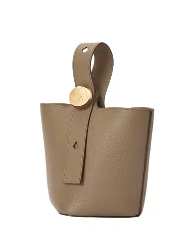 Loewe Pebble Mini Bucket Bag in Grain Leather | Thumbnail 1 Loewe Pebble Mini Bucket Bag in Grain Leather | Thumbnail 1