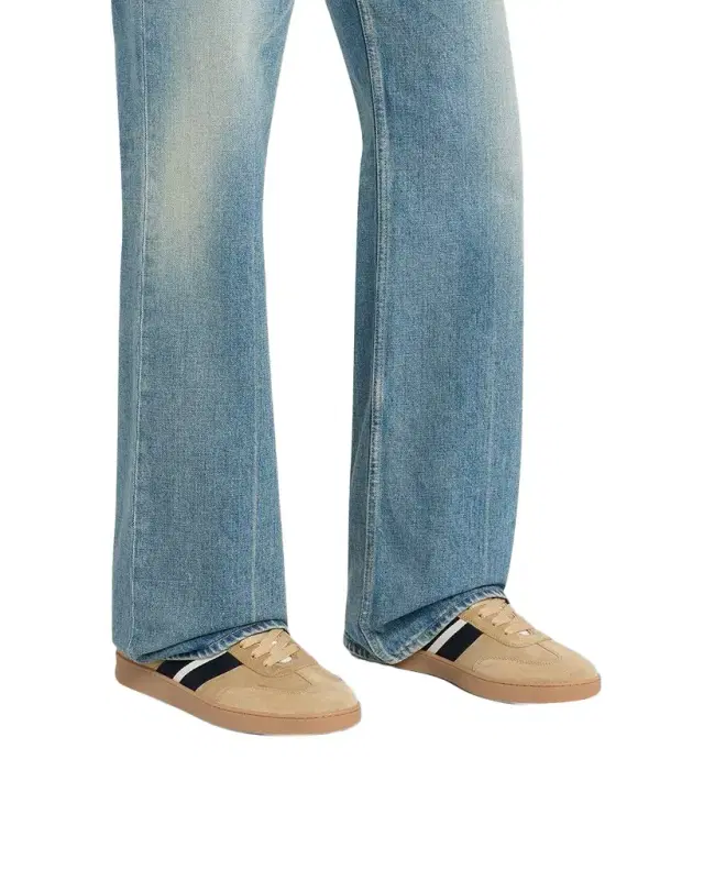 Men 's Retro Crest Suede Low-Top Sneakers