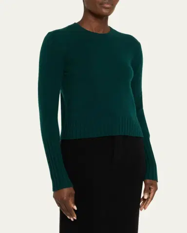Guest in Residence Shrunken Crewneck Sweater in Cashmere | Thumbnail 16