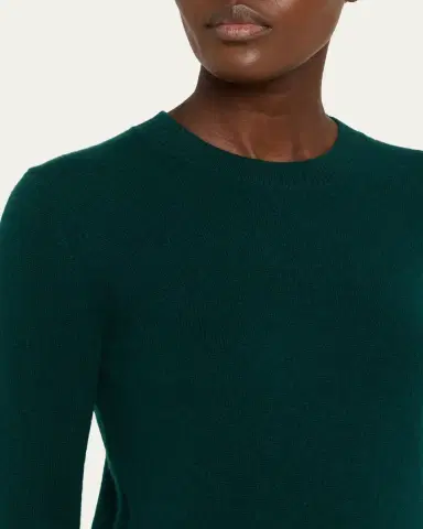 Guest in Residence Shrunken Crewneck Sweater in Cashmere | Thumbnail 17