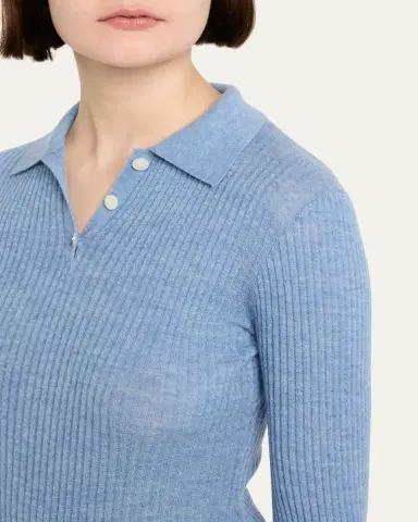 Guest in Residence Shrunken Crewneck Sweater in Cashmere | Thumbnail 5