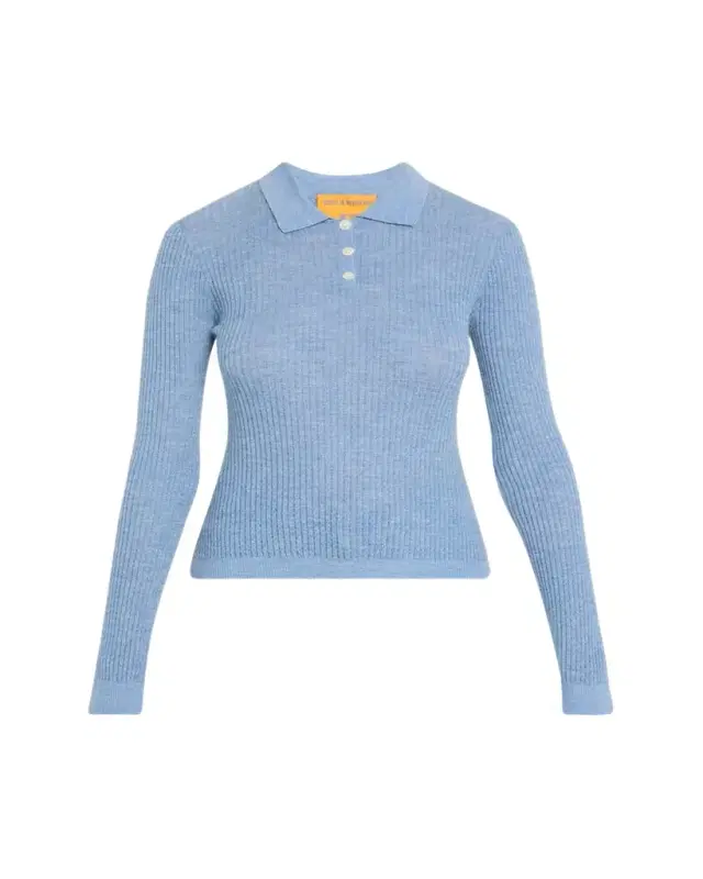 Guest in Residence Shrunken Crewneck Sweater in Cashmere