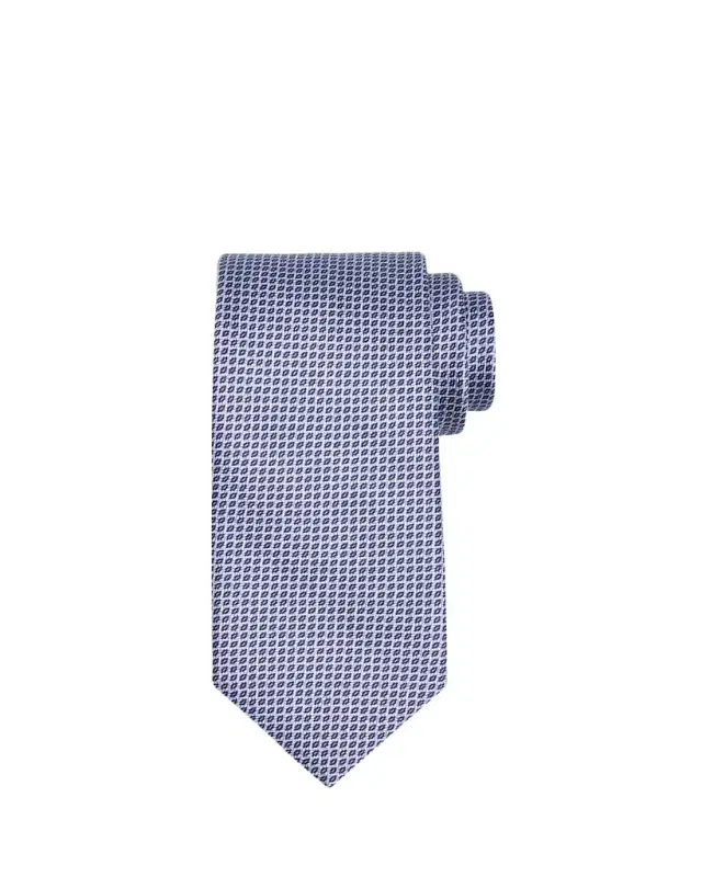 Men's Micro-Birdseye Jacquard Silk Tie