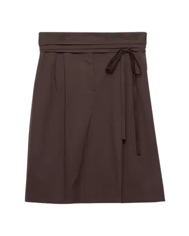 Prada Poplin Poplin Wrap Skirt | Thumbnail 1 Prada Poplin Poplin Wrap Skirt | Thumbnail 1