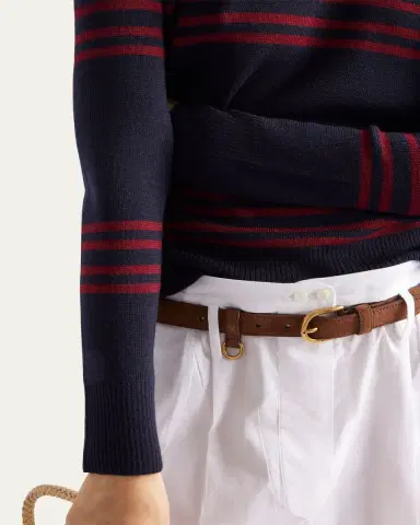 Prada Striped Wool Turtleneck Sweater | Thumbnail 4 Prada Striped Wool Turtleneck Sweater | Thumbnail 4